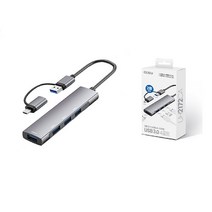 코시 USB3.0 멀티 허브 C타입 노트북 맥북 스마트폰 태블릿 유에스비 포트확장 허브 젠더 커넥터 추천