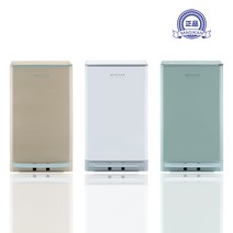매직캔 히포 휴지통 냄새안나는 20리터 페달 쓰레기통 MH250, 화이트그레이
