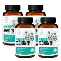 순수한줌 락토페린 프리미엄 정 1 000mg x 60정, 4개