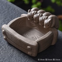 돌확 수경재배 연꽃키우기 수반 미니 돌수반 실내용 가정용, 자사저사희-각선