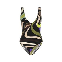 23SS EMILIO PUCCI 프린트 스트레치 비스코스 블렌드 스윔슈트 3EMC103E735 011