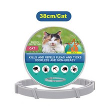 38cm 70cm 개폐식 구충제 개 고양이 칼라 벼룩 진드기 예방 모기 칼라 애완 동물 제품, Cat S With Box