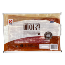 사조오양 베이컨 대 1kg 냉동베이컨(최대13개 구매가능)