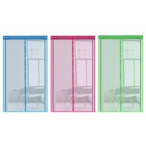 벨라홈 자석문발 방충망 모기장(현관용 방문용 선택)모기차단, 방문용(핑크)