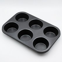 블랭크필 홈 머핀팬 6구 빵틀 (원프레스 베이킹도구 제과제빵 정우공업사)