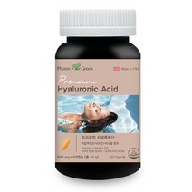 프리미엄 히알루론산 900mg 60정 피부속당김 알로에베라 스피루리나