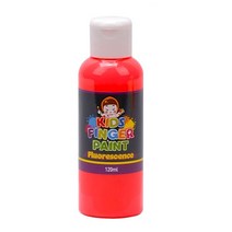 키즈맘아트 미술놀이 핑거페인트 형광색 120ml 낱색 (형광빨강), 상세페이지 참조, 상세페이지 참조, 상세페이지 참조