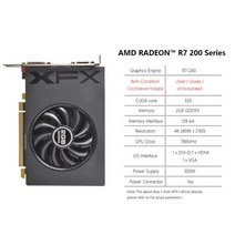 XFX-RX 580 8GB 4GB 2GB 그래픽 카드 AMD GPU Radeon RX590 570 560 550 R7 R9 370 380 비디오 데스크탑 P, 07 R7 240 2GB 1Fan