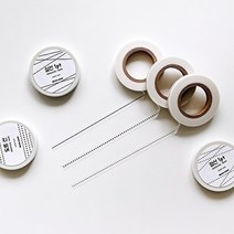 기타 바보사랑[미야문구샵]검은 선 마스킹 테이프, 03도트선