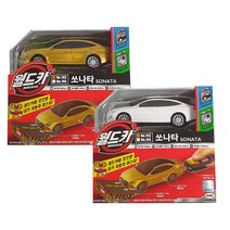 미미월드(월드컵)2019 월드카 파워키 쏘나타 화이트 옐로우, 단품/월드카파워키쏘나타_화이트