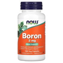 나우푸드 Now Foods 붕소 3mg 베지 캡슐 100정121174, 100 개선택 용량이 사진보다 우선입니다