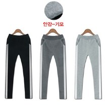여성 바지다리 세미 기모트레이닝팬츠 옆줄 [SH/TC +0057 뮤배중]