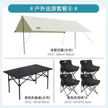 이동식 파고라 주차장 스카이어닝 야외 슬라이딩 길이 조절 테라스 조립식, 가족 나들이 블랙 패키지 2