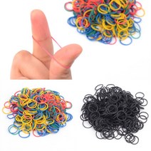 아기머리끈 아기고무줄 300P 칼라고무줄 미니고무줄