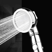 아홈디 수압상승고수압절수샤워기360도회전샤워기헤드(SH-02), 색상:실버
