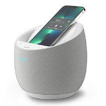 벨킨 사운드폼 엘리트 HiFi 블루투스 스피커&무선 충전기 드비알레 사운드 음성제어, 화이트