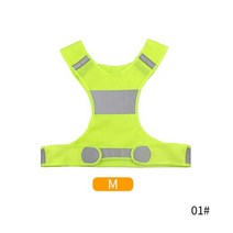 스페셜라이즈드 자전거의류 남성 여성용 반사 사이클링 조끼 조절 가능한 허리 화살표 패턴 자전거 야간 달리기 조깅 안전 보호 154121