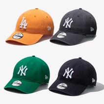 [국내정식매장] 뉴에라 모자 남여공용(MLB 워시드 베이직 LA 다저스 NY 양키즈) 4종 모음 13086348 13086349 13086350 13086351