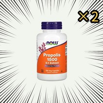 나우푸드 프로폴리스 1500mg 100캡슐 2통, 1개, 기본