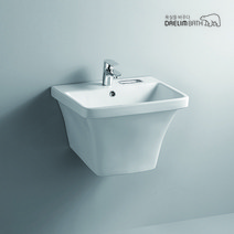 CL-358D/대림바스/원홀세면기/세면대/일체형세면기/대림세면대/평면붙임세면기/비누대세면기/CL358D, CL-358D대림정품자동폽업-S트랩