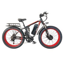 2000W 듀얼 모터 전기 산악 자전거 48V 22.4AH 풀 서스펜션 도시 도로 Ebike 26 