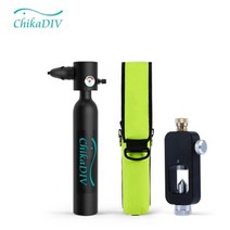 미니 산소통 스쿠버 다이빙 스킨 스쿠버 chikadiv 미니 장비 탱크 병 산소 실린더 스노클링 세트 어댑터, 다이빙 장비 b