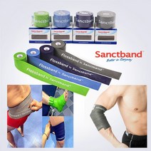 스포리지 혈류제한 강력 압박밴드 SanctBand Floss (모세혈관수축 수축트레이닝밴드 통증환화밴드), 레벨1 라임그린