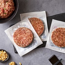 팔복 한돈 수제 떡갈비 개별포장 100g X 3팩, 3개