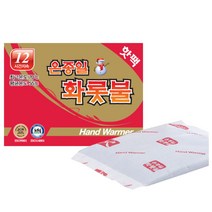 썬더 핫팩 포켓형 80G, 온종일화롯불 100개