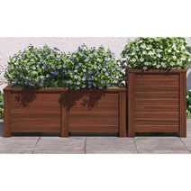 원목 화분상차 꽃마차 방부목 나무원목화분 베란다, 42.밤나무 나무 100x50x40, 1개