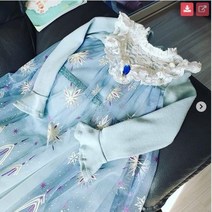 엘린베베 겨울왕국2 엘사 드레스 여아 영아 공주 원피스 디즈니 블루 보라색 크리스마스 선물
