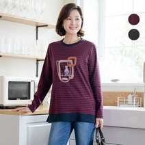 케즈 프린팅 스트라이프 티셔츠