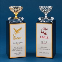 우진아썸 골프트로피 이글패 싱글패 홀인원패 골프대회트로피 케이트로피 골프망트로피, 골드