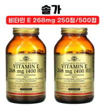 솔가 Naturally Sourced 비타민 E 268mg 400 IU 250정 500정, 1개, 1개 250정 x 2