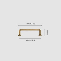 앤티크 바 당김 청동 캐비닛 12.6 인치 (320mm) 주방 문 손잡이 서랍 손잡이 가구 긴 캐비닛 손잡이, 07 Antique Brass-96mm_01 1pc