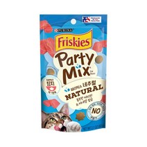 퓨리나 프리스키 파티믹스 고양이 간식 60g, 내추럴 참치, 9개