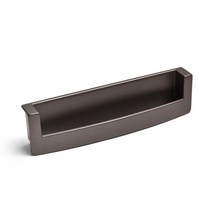 도경 캐스팅 반매입형 가구손잡이, 흑니켈 P-128mm