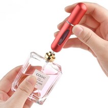 향수통 향수 공병 용기 미스트 펌프 리필 케이스, 8ml, 실버