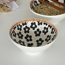 라면 그릇 라지 사이즈 도자기 국그릇 라면그릇 2P, 20cm