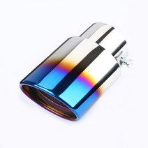 머플러팁 1Pcs 스테인레스 스틸 배기 파이프 머플러 Tailpipe 팁 기아 포르테 Cerato K3 2009-2023 후면 꼬, 06 1Pcs-tube straight