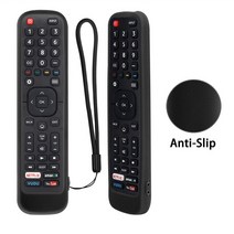 [LED TV 티비] TV 리모컨 커버 Hisense EN2A27 LED HDTV EN-2A27 컨트롤러 케이스 스킨 친절한 Shockproof 보호, [01] black