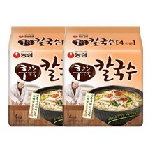 농심 간편식 후루룩칼국수(97gx4) x 2봉 겨울별미 칼국수라면 1세트