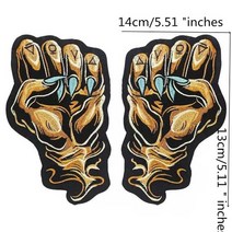 대형 와펜 자수마킹 왓펜 기발한 팜 패치 슈퍼 쿨 패치 오토바이 데님 자켓 의류 24