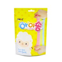 아모스 아이솜 60g 샌드클레이 모래 클레이 흰색, 2개