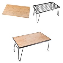 아이스박스받침대 아이스박스거치대 캠핑보조테이블 쿨러스탠드 대나무상판, 대나무상판+쿨러스탠드+전용가방(증정)