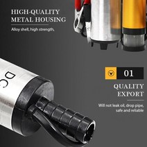 히트펌프 보일러컨트롤러 빨래건조기휴대용 미니 12V 24V DC 전기 잠수정 펌프 디젤 오일 물 펌핑 알루미, 01 12V_02 gold