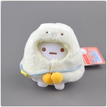 카와이 일본 스미코 구라시 코너 바이오 플러시 키 체인 펜던트 완구 9cm 새로운 봉제 망토 동물 사랑스러운 가방 크리스마스 인형 선물, C