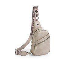 여성용 Telena 슬링 백 크로스 바디 패니 팩 조절 가능한 스트랩이있는 패션 가슴 가방, 1-cloud Grey