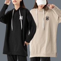 BEST 오버핏 빅사이즈 여성 롱 후드티(7color)