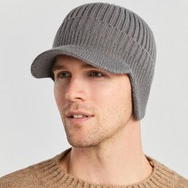 시크벤 니트 챙 비니 귀마개 모자 남자 남성 여성 겨울 방한 귀달이 귀덮개 털 모자